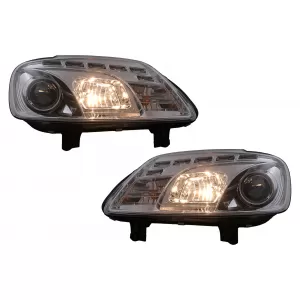 Faruri LED DRL DAYLIGHT compatibil cu VW Touran 1T Caddy (02.2003-10.2006) Crom-image-6105393