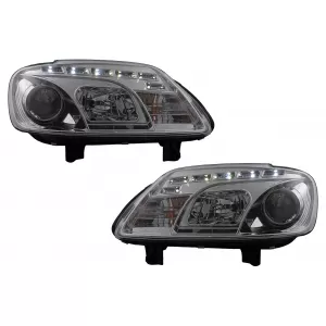Faruri LED DRL DAYLIGHT compatibil cu VW Touran 1T Caddy (02.2003-10.2006) Crom-image-6105396