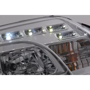 Faruri LED DRL DAYLIGHT compatibil cu VW Touran 1T Caddy (02.2003-10.2006) Crom-image-6105397