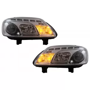 Faruri LED DRL DAYLIGHT compatibil cu VW Touran 1T Caddy (02.2003-10.2006) Crom-image-6105399