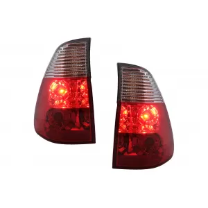 Halogen-Rückleuchten für BMW X5 E53 1999–2006 Rot/Klar Taillights-image-6112598