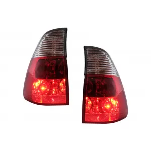 Halogen-Rückleuchten für BMW X5 E53 1999–2006 Rot/Klar Taillights-image-6112604