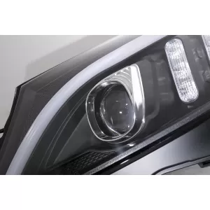 LED DRL Scheinwerfer für Mercedes C W205 S205 A205 C205 14-18 Dynamic Sequential-image-6105781