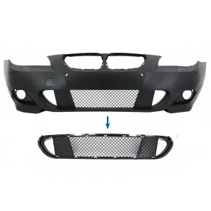 image-40-Mittlerer unterer Kühlergrill der vorderen Stoßstange für BMW 5er E60 E61 2003–2010 M-Tech