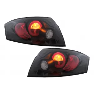 Halogenlampen Rückleuchten für Audi TT 8N 1999-2006 Schwarze Rücklichter-image-6104820