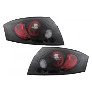 Halogenlampen Rückleuchten für Audi TT 8N 1999-2006 Schwarze Rücklichter-image-6104825
