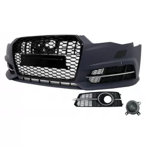 Pachet Exterior Complet compatibil cu Audi A6 C7 4G Limousine (2011-2018) Conversie la 2018 Design-image-6105079