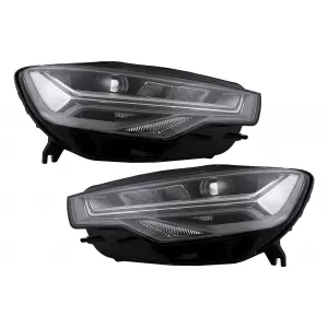 Pachet Exterior Complet compatibil cu Audi A6 C7 4G Limousine (2011-2018) Conversie la 2018 Design-image-6105081