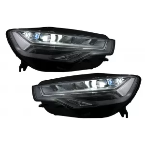 Pachet Exterior Complet compatibil cu Audi A6 C7 4G Limousine (2011-2018) Conversie la 2018 Design-image-6105084