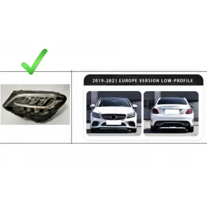 Pachet Exterior compatibil cu Mercedes C-Class W205 Sedan (2018-2022) Conversie la W206 C63 Design-image-6106379