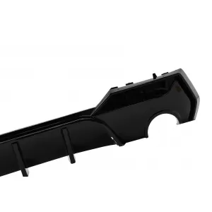 Rear Bumper Valance Diffuser suitable for BMW 4 Series G22 G23 (2020-up) Piano Black