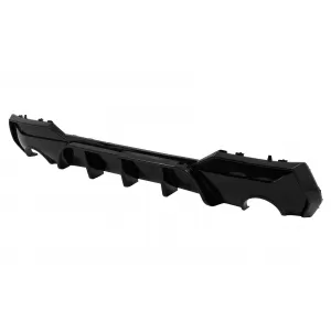 Rear Bumper Valance Diffuser suitable for BMW 4 Series G22 G23 (2020-up) Piano Black
