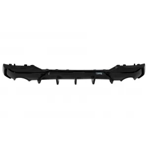 Rear Bumper Valance Diffuser suitable for BMW 4 Series G22 G23 (2020-up) Piano Black