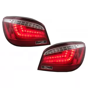 LED-Rücklichtleiste für BMW 5er E60 LCI 2007–2010, rot, klar-image-6105798