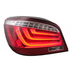 LED-Rücklichtleiste für BMW 5er E60 LCI 2007–2010, rot, klar-image-6105800