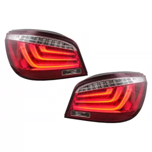 LED-Rücklichtleiste für BMW 5er E60 LCI 2007–2010, rot, klar-image-6105801