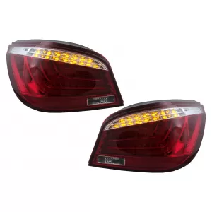 LED-Rücklichtleiste für BMW 5er E60 LCI 2007–2010, rot, klar-image-6105804