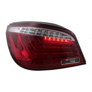 LED-Rücklichtleiste für BMW 5er E60 LCI 2007–2010, rot, klar-image-6105806