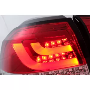 LED Taillights suitable for VW Golf 6 VI (2008-2013) Red Clear