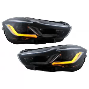 LED Headlights suitable for BMW X1 SUV F48 (2015-2020) Conversion from Halogen to LED