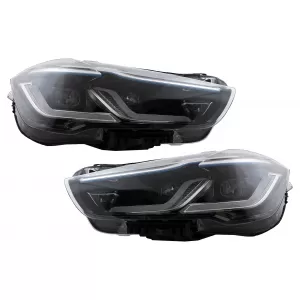 LED Headlights suitable for BMW X1 SUV F48 (2015-2020) Conversion from Halogen to LED