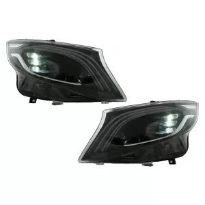 Kit Carrocería Parachoques para Mercedes Vito Viano W639 Facelift 10-2014 Parrilla Faros-image-6107875