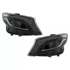 Kit Carrocería Parachoques para Mercedes Vito Viano W639 Facelift 10-2014 Parrilla Faros-image-6107878