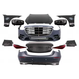 image-60-Kit carrozzeria per Mercedes Classe S W221 05-13 Conversione al W223 S450 Design Paraurti