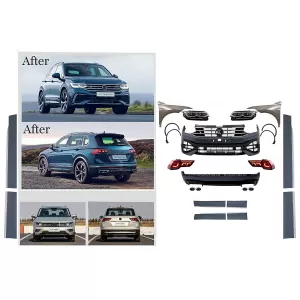 Body Kit suitable for VW Tiguan II Mk2 AD BW (2016-2019) Conversion to 2021 R Design