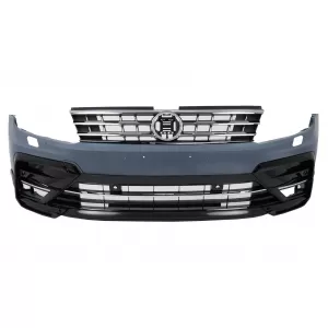Kit de carrocería Parachoques para VW Tiguan II Mk2 AD BW 16-19 Parrilla Pasos de rueda Difusor-image-6108577