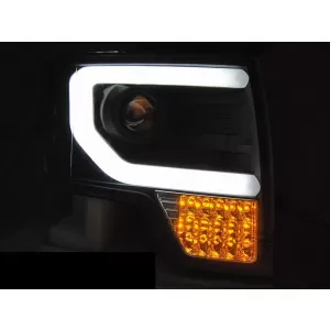LED Headlights suitable for Ford F150 Mk12 (2008-2014) Black