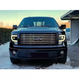 LED Headlights suitable for Ford F150 Mk12 (2008-2014) Black