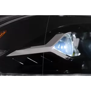 LED-Scheinwerfer für Ford Mustang VI Facelift 2018-2023 Schwarz Dual Projector Dynamic-image-6107439
