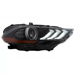 Faros LED para Ford Mustang VI Facelift 18-2023 Negro Señal Dinámica RGB DRL-image-6107453