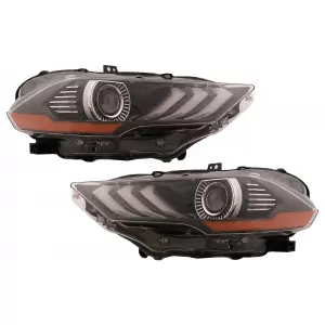 Faros LED para Ford Mustang VI Facelift 18-2023 Negro Señal Dinámica RGB DRL-image-6107459