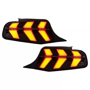 image-73-LED Taillights suitable for Ford Mustang V Pre-Facelift (2010-2012) Smoke 7 Modes with Dynamic Sequential Turning Lights