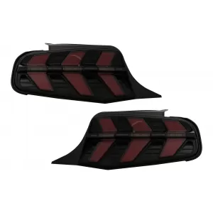 LED hátsó lámpák Ford Mustang V facelift előtti (2010-2012) füstös, 7 mód, dinamikus szekvenciális irányjelzővel-image-6107249