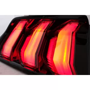 Full LED hátsó lámpák Ford Mustang VI S550 (2015-2019) piros, dinamikus szekvenciális irányjelzővel-image-6107300