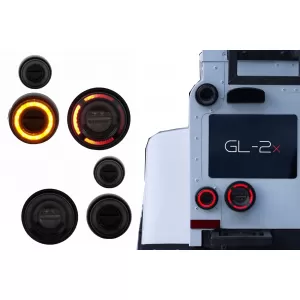image-17-Glohh GL-2X LED Taillights suitable for Land Rover Defender L316 (1990-2016) Smoke Dynamic Sequential Turning Lights