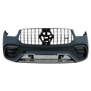 image-5-Paraurti per Mercedes GLE W167 SUV C167 Coupe 2019-06.2023 GLE63 Design Griglia PDC