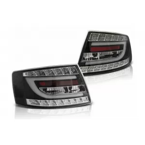 Stopuri LED compatibil cu Audi A6 C6 4F Sedan (04.2004-2008) 7-PIN Negru-image-6107149