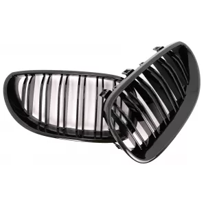 Grile Centrale compatibil cu BMW 5 Series E60 E61 (2003-2010) Negru Lucios M Design-image-6107113