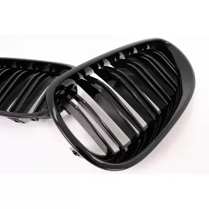 Grile Centrale compatibil cu BMW 5 Series E60 E61 (2003-2010) Negru Lucios M Design-image-6107114