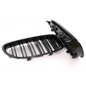 Grile Centrale compatibil cu BMW 5 Series E60 E61 (2003-2010) Negru Lucios M Design-image-6107115