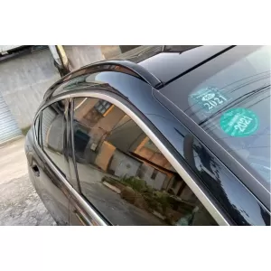 Decorative Roof Rails Aluminum Side Rack suitable for Porsche Macan (2014-2023) Piano Black