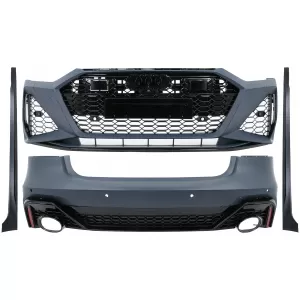 image-38-Kit carrozzeria per Audi A7 4K8 2018-2021 RS Design Paraurti Minigonne Laterali Scarico