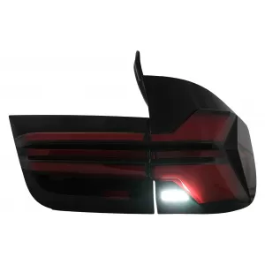 Stopuri LED compatibil cu BMW X5 E70 (2007-2013) Light Bar Upgrade la G05 LCI Design-image-6109831