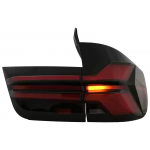 Stopuri LED compatibil cu BMW X5 E70 (2007-2013) Light Bar Upgrade la G05 LCI Design-image-6109833