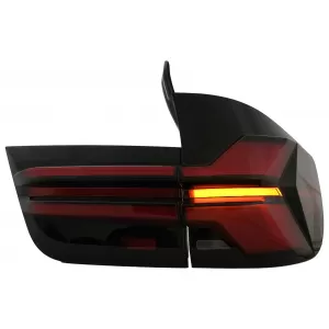 Stopuri LED compatibil cu BMW X5 E70 (2007-2013) Light Bar Upgrade la G05 LCI Design-image-6109834