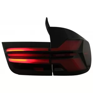 Stopuri LED compatibil cu BMW X5 E70 (2007-2013) Light Bar Upgrade la G05 LCI Design-image-6109837
